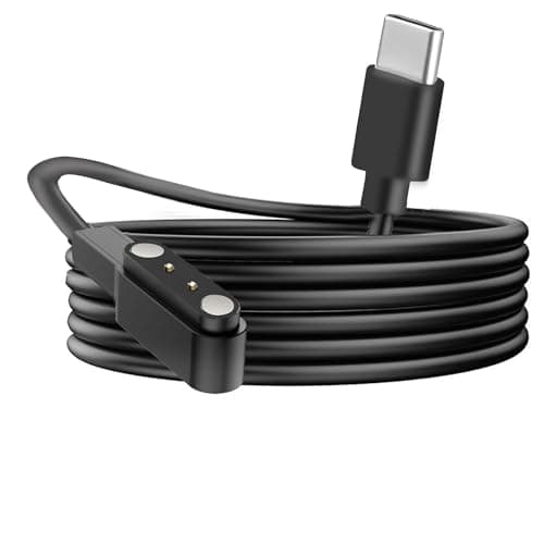 Image of Blueshaweu Compatible with Radley Smart Watch Series 19 Charger, Magnetic USB Replacement Charging Compatible with RADLEY Series 19 Smart Watch / RYS19 (Type C-Black)
