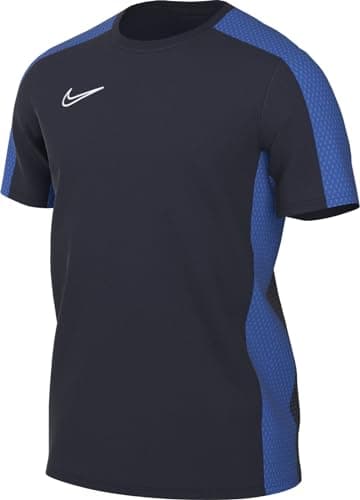 Image of NIKE DR1336-451 M NK DF ACD23 TOP SS T-shirt Men's OBSIDIAN/ROYAL BLUE/WHITE Size S
