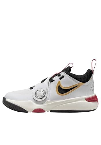 Image of NIKE DV8994-104 Team Hustle D 11 (PS) Men White/Black-Metallic Gold-University RED UK 2