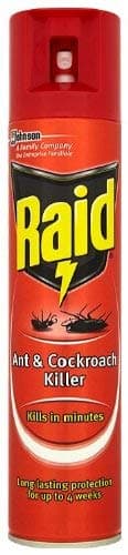 Image of Raid 2 x Ant and Cockroach Killer spray kills most insects long protection