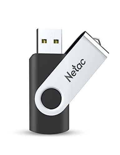 Image of Netac 64GB USB 2.0 Flash Drive, Swivel Design Memory Sticks, Pen Drive, Usb Sticks for Data Storage, Zip Drive and jump Drive with LED Light