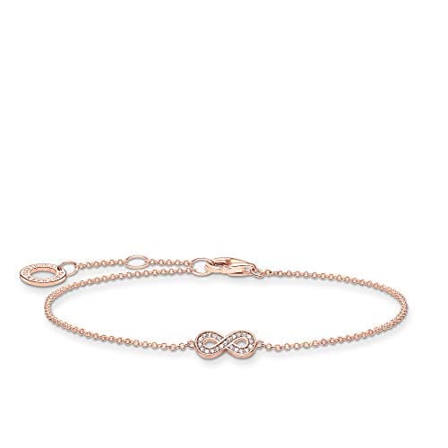 Image of Thomas Sabo Bracelet Infinity rose gold plated silver A2003-416-14-L19V