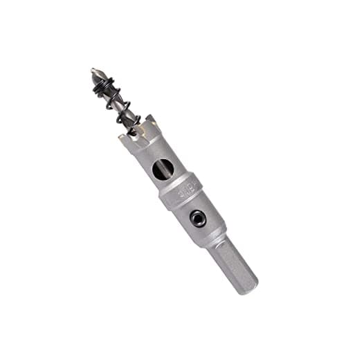 Image of 16mm Metal Hole Saw, TCT Hole Cutter With Titanium Plated Pilot Drill Bits, Heavy Duty Cemented Carbide Drill Bit For Iron,Stainless Steel, Plastic, Copper