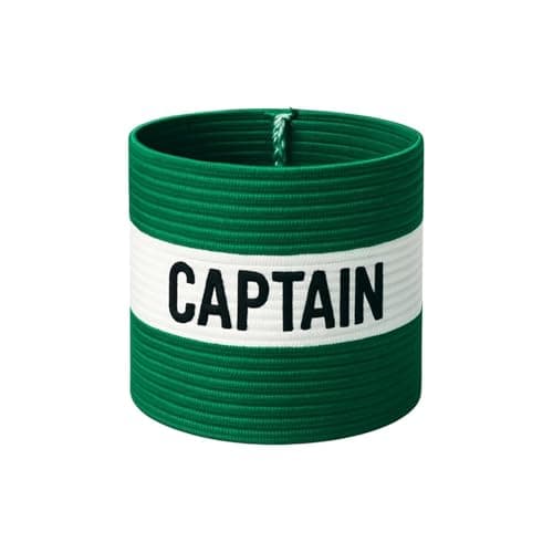 Image of Fitness Health Football Band Soccer Captain's Armband Design, Classic Captain Band for Adult and Youth, Available for Multiple Sports, Elastic Arm Band for Captain(Green)