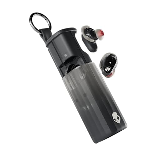 Image of Skullcandy Method 360 ANC Wireless Earbuds, Sound by Bose, Bluetooth Headphones, Premium Noise Cancelling, Up to 40 Hrs Battery, Sweat and Water Resistant, Microphone for iPhone Android - Black