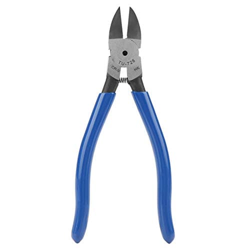 Image of Diagonal Pliers 8inch Blue Diagonal Pliers Cable Nose Cutting Nippers Wire Cutter Tool for knipex flush cutters roughneck heavy duty diagonal cutting pliers 200mm 8 inch blue diagonal flush wire cutti