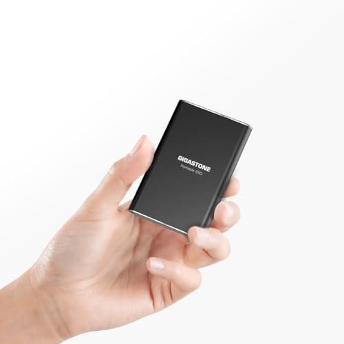 Image of Gigastone 250GB Portable SSD External SSD USB 3.1 Type C Gen.2 Read Speed up to 500MB/s, 3D NAND Mobile Solid State Drive for PS4, Mac, PC, Laptop, Xbox One and Smart TV, Compatoble with Windows Linux