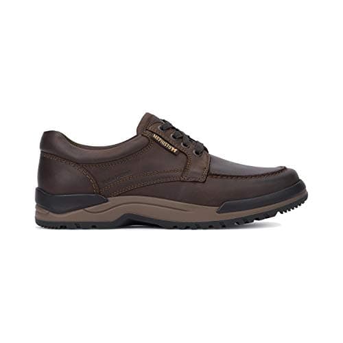 Image of Mephisto Mens Charles Nubuck Leather Dark Brown Shoes 11 UK