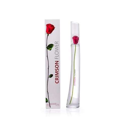 Image of Crimson Flower Eau de Parfum for Women – 100ml | Long Lasting Ladies Perfume Gift for Women | Rose Floral Fragrance Gift
