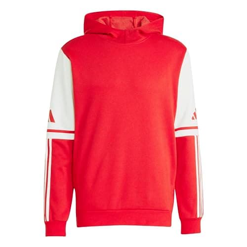 Image of adidas Men's Squadra25 Sweat Hoody, team power red 2/white, LT3