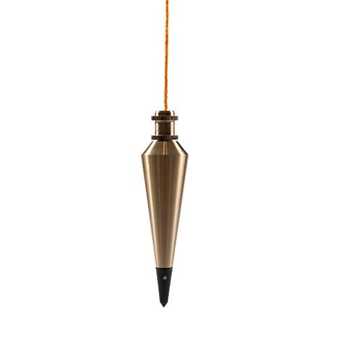 Image of Swanson Tool Co PB008B 8 Ounce Brass Plumb Bob with String