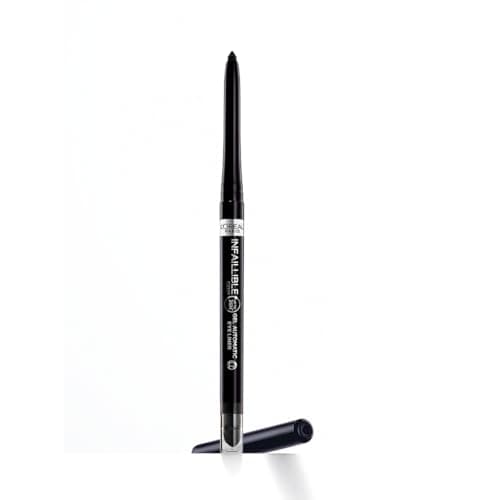 Image of L'Oréal Paris Gel Eyeliner Pencil, Intense Black Eye Liner with Long-lasting Colour, up to 24H Wear, Infallible Grip Gel Automatic Eyeliner, Intense Black