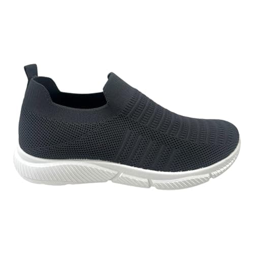 Image of Mens Comfort Walk Running Slip ON Pumps Sports Casual Lightweight Trainers Shoes Grey