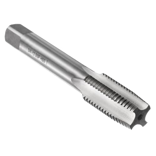 Image of sourcing map Hand Taper Tap 3/4"-12 BSF Thread Taper Style Taps Straight Flute Screw Tapping Threading Tool High Speed Steel HSS6542