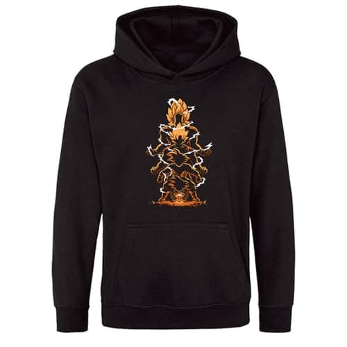 Image of Fortune Dragon-Ball-Evolution Salogan Unisex Printed Hooded Sweatshirt Black