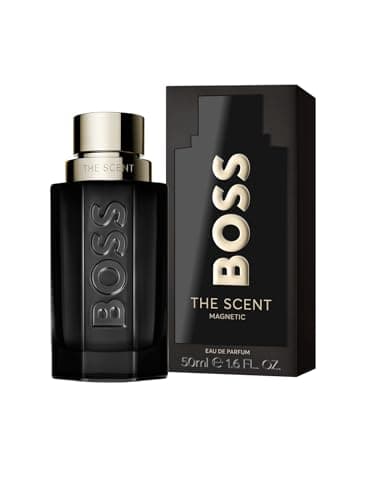 Image of BOSS The Scent Magnetic - Eau de Parfum for Him - Ambery & Fruity Fragrance with Notes of Maninka Fruit, Bran Absolute and Vanilla - High Longevity - 50ml