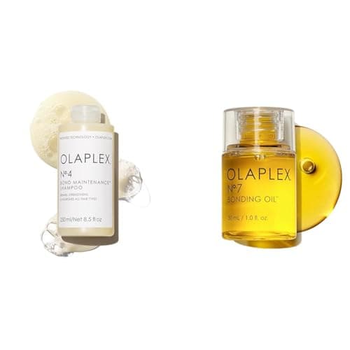 Image of OLAPLEX No.4 Bond Maintenance Shampoo, 250 ml (Pack of 1) & No.7 Bonding Oil, 30 ml (Pack of 1)