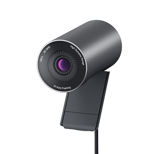 Image of Dell Pro Webcam WB5023 – 2K QHD Sony STARVIS Sensor, AI Auto Framing, HDR, 3D and 2D Noise Reduction, Built-in Noise Reduction Mic, Magnetic Privacy Cover – Black