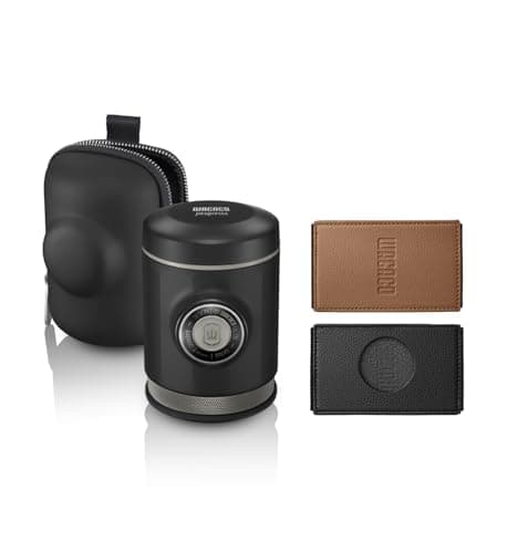 Image of WACACO Picopresso Bundle with Protective Sleeve - Portable Espresso Maker with Shock-Absorbing Case for Travel & Home Use Bullet Points: