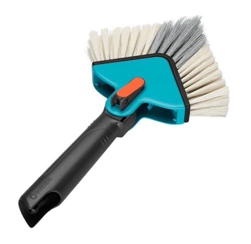Image of Gardena combisystem Angle Broom: Comfortable corner broom to remove e.g. Spiderwears in corners, variable work angle (3634-20)