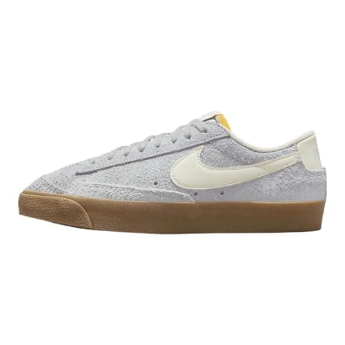 Image of NIKE FQ8060-003 Blazer Low '77 Vintage Women Football Grey/Pale Ivory-Gum Light Brown UK 5
