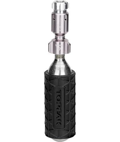 Image of Topeak Micro Airbooster with 16g CO2 Cartridge and Sleeve
