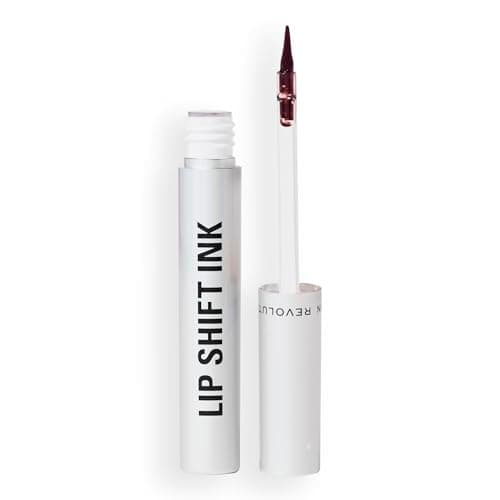 Image of Revolution Lip Shift Ink Peel Off Lip Liner Stain, Long-Lasting, Matte Finish, Vegan & Cruelty-Free, Espress-oh, 1.8ml