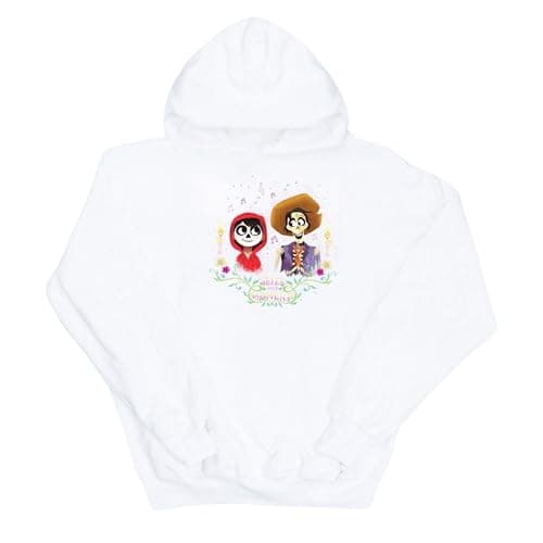 Image of Disney Men's Coco Miguel and Hector Hoodie Large White