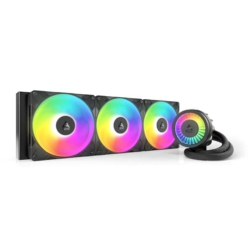 Image of ARCTIC Liquid Freezer III Pro 420 A-RGB - AIO CPU Cooler, 3 x 140 mm Water Cooling, 38 mm Radiator, PWM Pump, VRM Fan, AM5/AM4, Intel LGA1851/1700 Contact Frame - Black