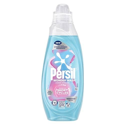 Image of Persil Wonder Wash Sensitive* Non Bio Liquid Detergent Fast-Acting Formulation with a Pure Heaven Scent 837 ml (31 washes)