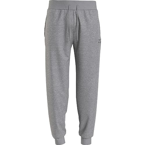 Image of Tommy Hilfiger Men’s Long Jogging Bottoms, Grey (Medium Grey Heather), M