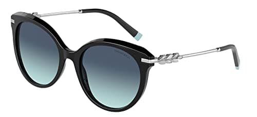 Image of Tiffany & Co. TF 4189B BLACK/BLUE SHADED 55/19/140 women Sunglasses