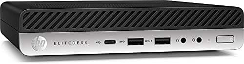 Image of HP EliteDesk 800 G4 Mini Desktop PC, i7 8700 Up to 4.60GHz, 16GB DDR4, 512GB M.2 NVMe SSD, Intel 9560 Wireless 11ac & Bluetooth, 3yr Warranty, Windows 11 Pro (Renewed)