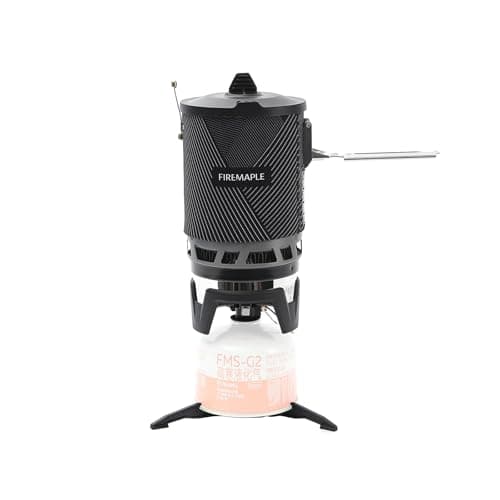 Image of Fire-Maple FMS-X2-Pro Portable Camping Gas Stove | Lightweight Backpacking Gas Burner | Outdoor Cooking System for Backpacker Trekker with Piezo Ignition, Pot Holder & Gas Canister Stand
