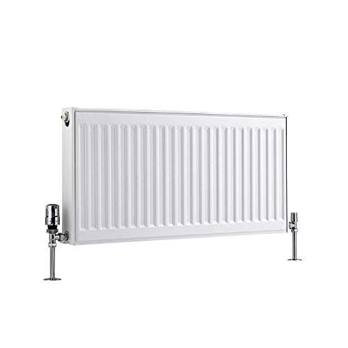 Image of Milano Compact White Type 21 Horizontal Double Panel Plus Convector Radiator - 400mm x 800mm