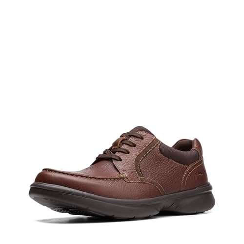 Image of Clarks Men's Bradley Vibe Oxford, Tan Tumbled, 9 UK