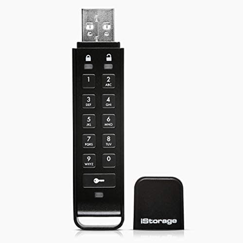 Image of iStorage datAshur Personal2 8 GB - Secure Flash Drive - Password Protected - Portable - Military Grade Hardware Encryption.