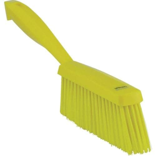 Image of Vikan 45896 Medium Hand Brush, Yellow, 330mm Length, 35mm Width, 110mm Height