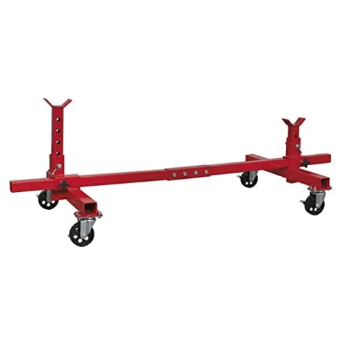Image of Sealey VMD001 900kg Adjustable Two Post Vehicle Moving Dolly
