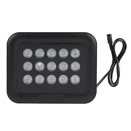 Image of lvifloae IR for CCTV Security Cameras DC 12V 15pcs IR Infrared LEDs Array Light IP65 Night Vision Built in Light Sensor Effectively Protects Against Dust and Rain