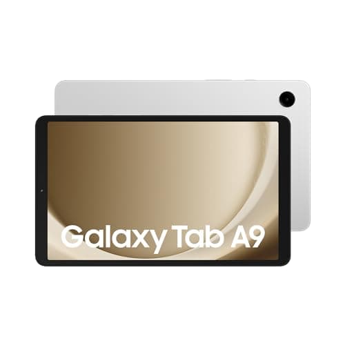 Image of Samsung Galaxy Tab A9 Android Tablet, 64GB Storage, 4GB Ram, Large Display, Rich Sound, Silver, 3 Year Extended Warranty (UK Version)