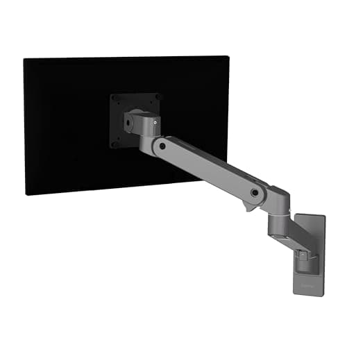 Image of Ergotron – LX Pro Premium Single Monitor Arm, VESA Wall Mount – for Monitors Up to 34 Inches, 4 to 22 lbs – Dark Grey