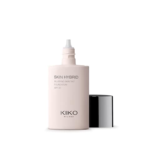 Image of KIKO Milano Skin Hybrid Blurring Skin Tint Foundation 06, Perfecting Facial Fluid, 24-Hour Wear. Blurring Effect, Spf 30