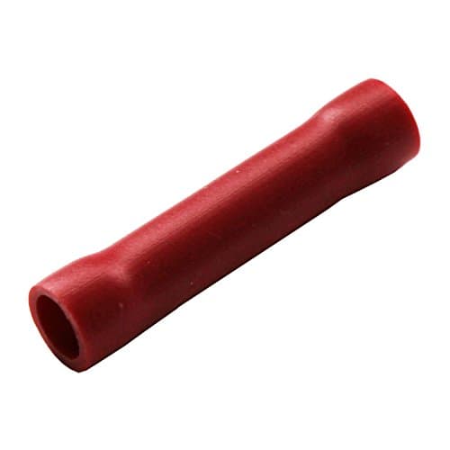 Image of 100 x Red Butt Joiners Insulated Wire Connector Electrical Crimp Terminal