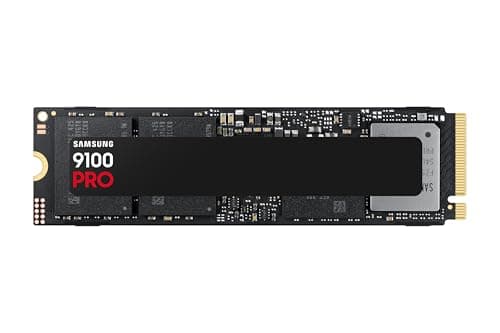 Image of Samsung 9100 PRO NVMe M.2 SSD, 8TB, PCIe 5.0, 14800MB/s Read, 13400MB/s Write, Internal SSD for Gaming, Video Editing and AI PCs, Black, MZ-VAP8T0BW