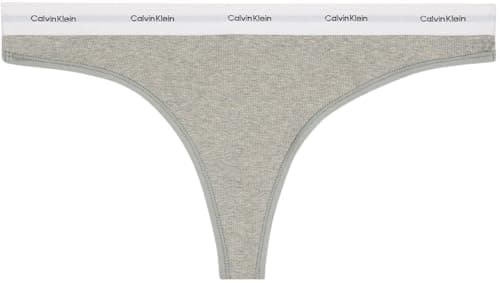 Image of Calvin Klein Women's Thong Underwear, Grey (Grey Heather), L