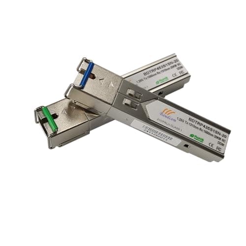 Image of BAUDCOM SFP 1G Module, Single-Mode SC Fibre Optic Cable transceiver Compatible with Cisco SFP-1G-LR,20KM, Ubiquiti UF-MM-1G, Netgear, Mikrotik, D-Link, Supermicro Other Switches