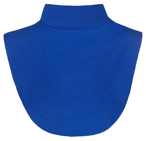 Image of AruiLeo Fake Turtleneck Dickey Detachable Collars High Neck Mock Collar for Women Men, Royal Blue, One Size