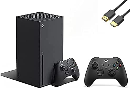 Image of Microsoft Xbox Series X 1TB - Additional Black Controller, Backward Compatible with Thousands of Games, Ultra High Speed HDMI, The Fast, True 4K Gaming (Renewed)
