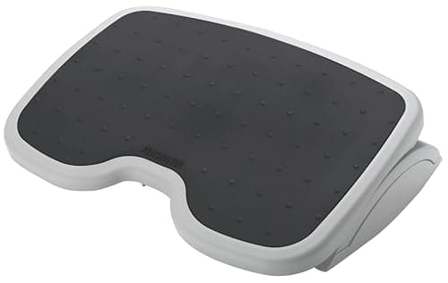 Image of Kensington SoleMate Foot Rest for Under Desk, Adjustable Ergonomic Foot Stool, Footrest with 6-Level Tilt Adjustment for Office Desk & Home, Grey/Black, 56145